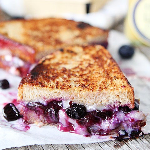 Sweet Blueberry, Brie And Lemon Curd Grilled Cheese Recipe | The Feedfeed