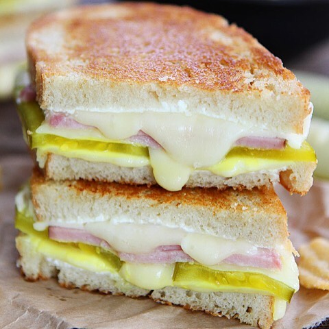 Dill Pickle And Ham Grilled Cheese Recipe 