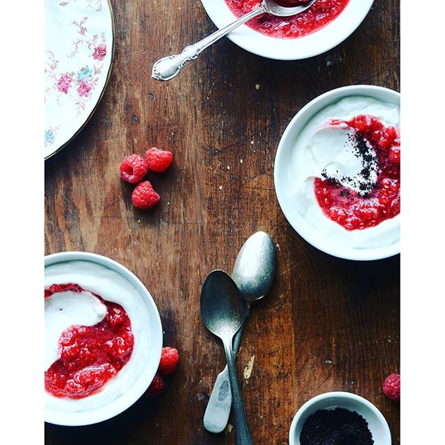 Whipped Yogurt With Sumac, Honey And Raspberries Recipe The Feedfeed