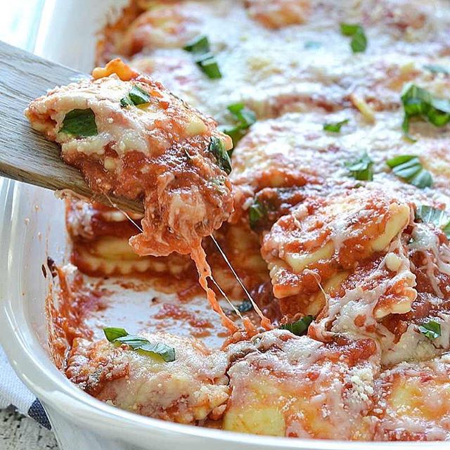 Baked Ravioli With Tomato And Basil Recipe | The Feedfeed