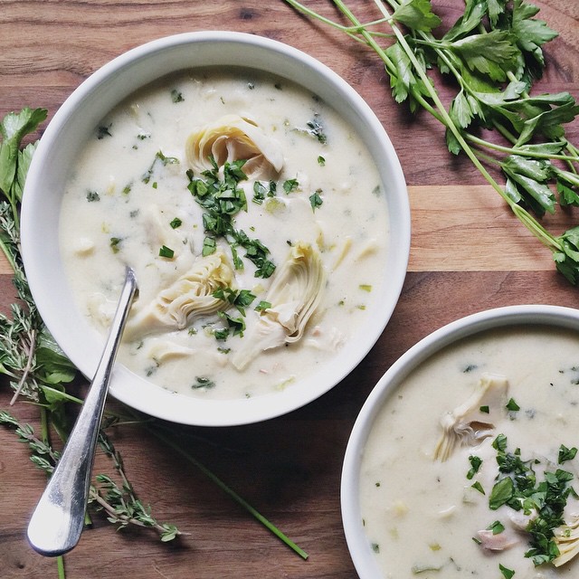 Creamy Artichoke And Oyster Stew Recipe The Feedfeed