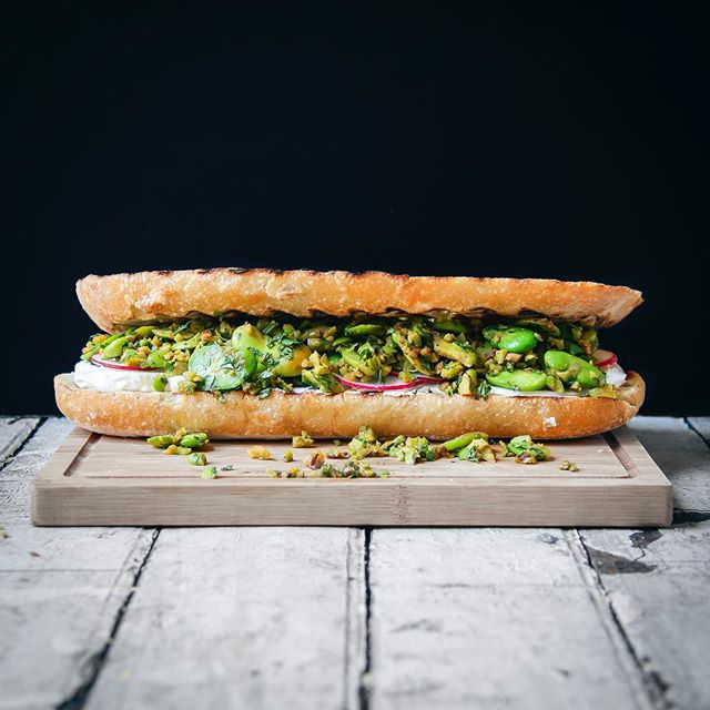 Moroccan Inspired Fava Bean Sandwich Recipe The Feedfeed