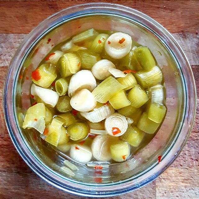 Hot Pickled Green Garlic Recipe