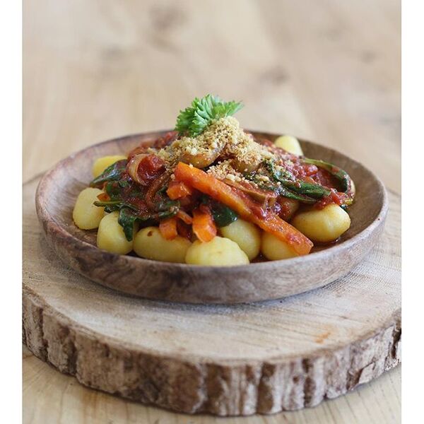 Homemade Gnocchi With Tomato And Pine Nuts Recipe By Harriet Emily The Feedfeed