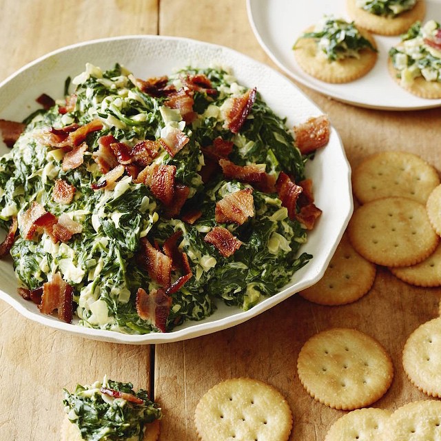 Spinach, Bacon And Artichoke Dip Recipe | The Feedfeed