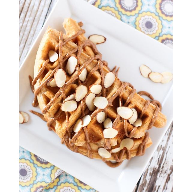 Vanilla Almond Waffles by sarahbakesgfree Quick & Easy Recipe The