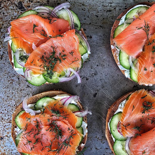 Smoked Salmon Bagel by kevmasse Quick & Easy Recipe The Feedfeed
