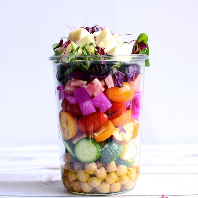 Chickpea Salad In A Jar Recipe The Feedfeed