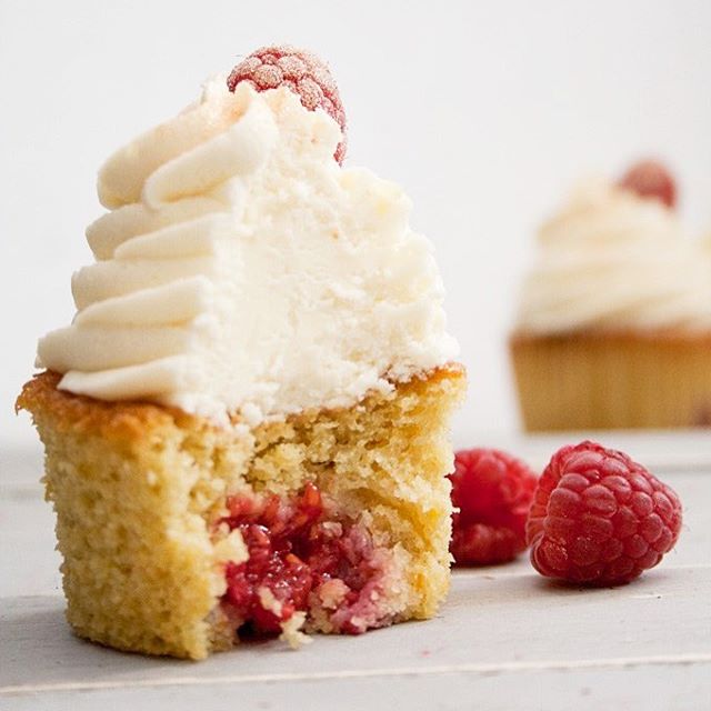 Orange Raspberry Cupcake Prosecco Buttercream Orange Raspberry Cupcakes Recipe | The Feedfeed