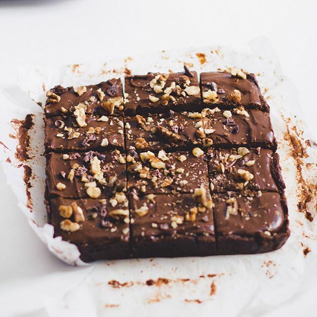 Vegan No-bake Brownies With Chocolate Ganache recipe by Jo | The ...