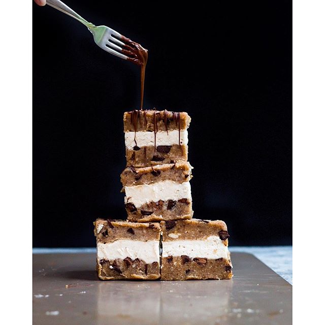 Raw Cookie Dough Ice Cream Sandwiches recipe