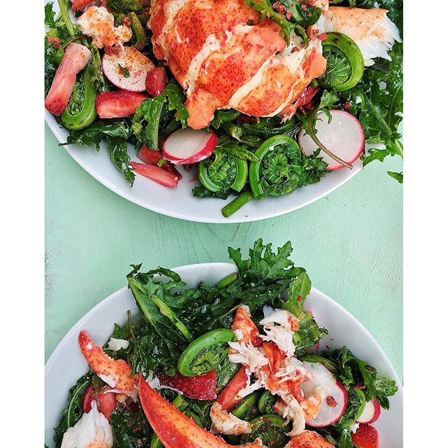 Lobster Salad With Spring Vegetables & Strawberries TheFeedFeed