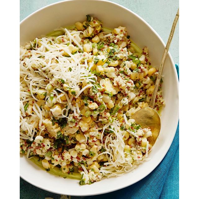 Mexican Corn And Quinoa Salad With Cotija Cheese Recipe The Feedfeed