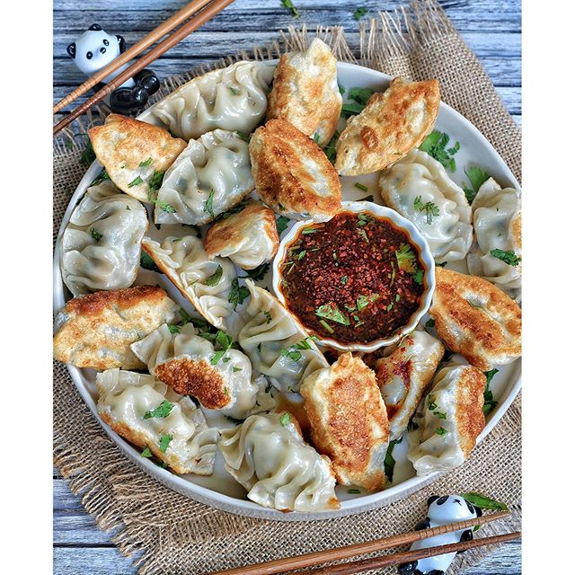 Homemade Fried Pork And Cabbage Dumplings Recipe The Feedfeed