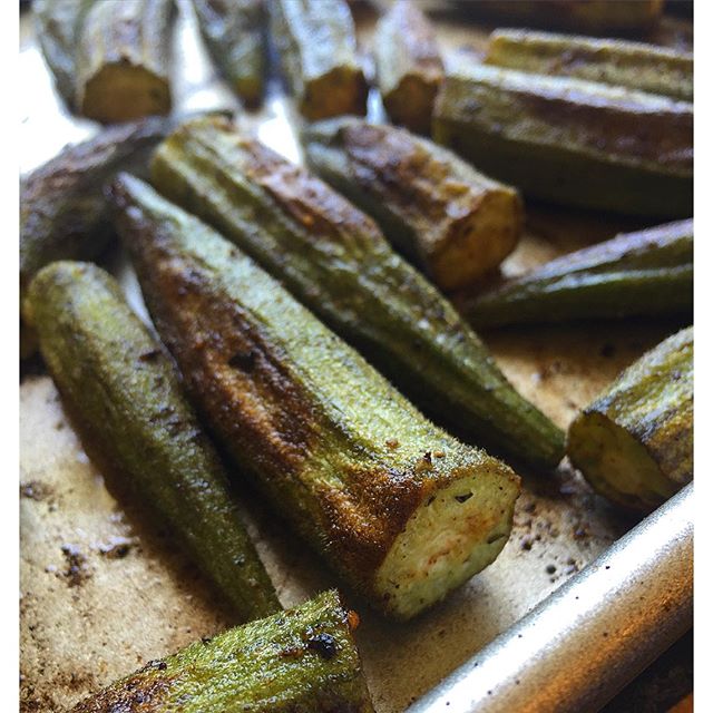 Roasted Okra Recipe The Feedfeed