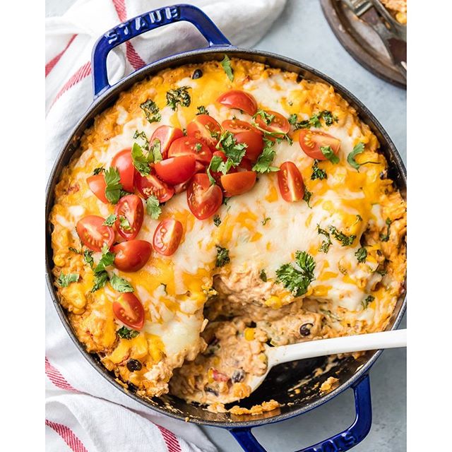 Stuffed Pepper Enchilada Casserole Recipe | The Feedfeed