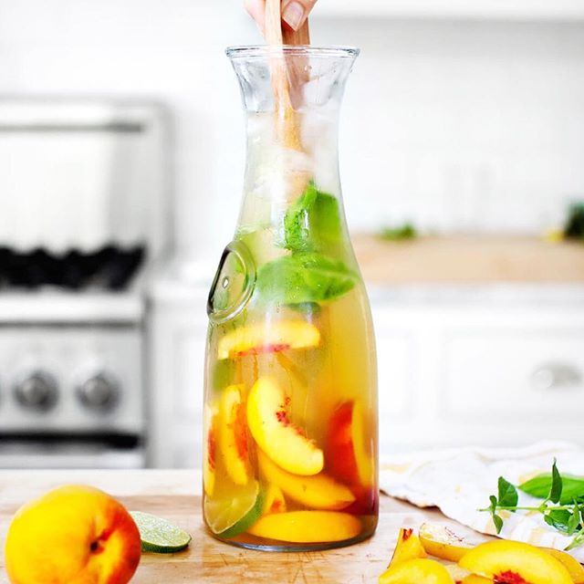 Sangria With Ginger And Peaches Recipe | The Feedfeed