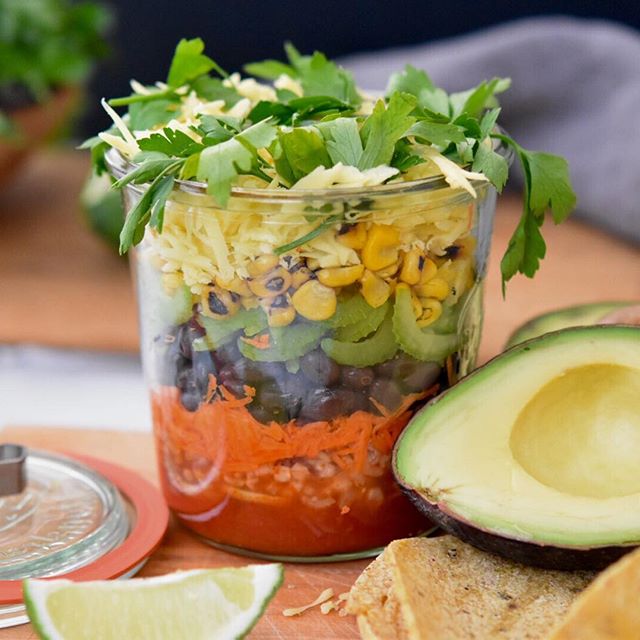 Taco Salad Jar by feedtheswimmers Quick & Easy Recipe The Feedfeed