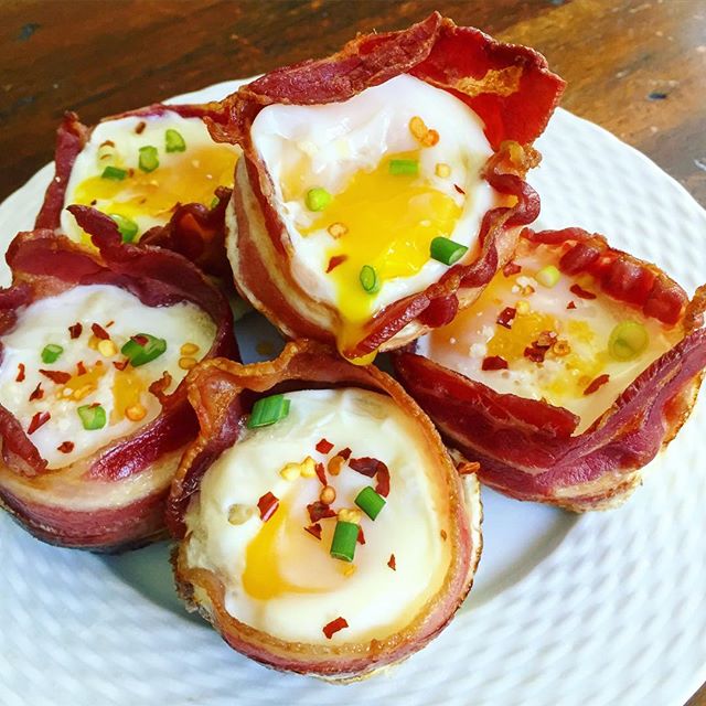 Bacon Wrapped Baked Egg Muffin Cups recipe | The Feedfeed