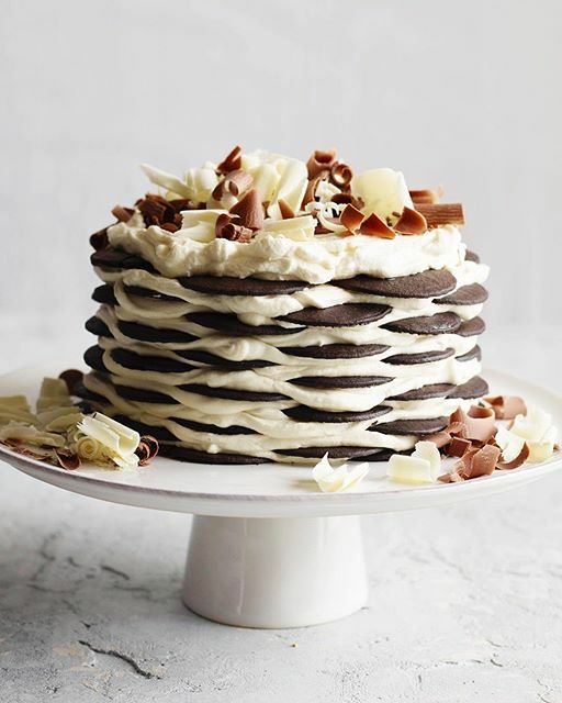 Chocolate Wafer And Vanilla Whipped Cream Icebox Cake By Whatsgabycookin Quick Easy Recipe The Feedfeed