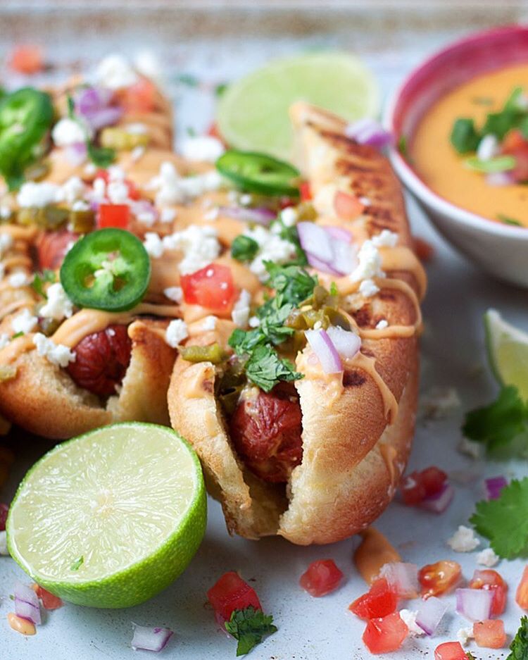 Spicy Queso Hot Dogs Recipe The Feedfeed
