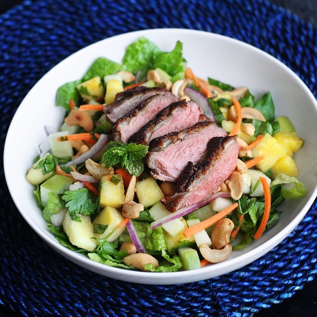 Thai Crispy Duck Salad By Cookingwithcocktailrings Quick Easy 