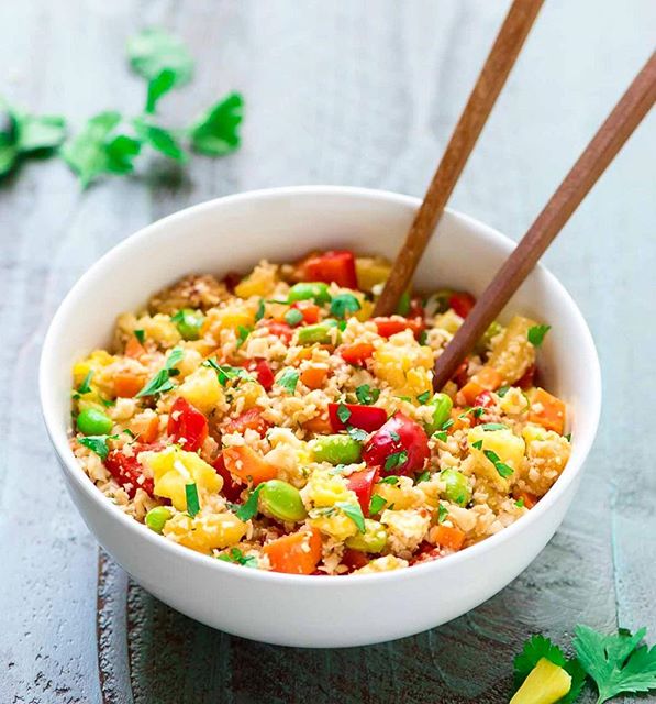 Pineapple Cauliflower Fried Rice by wellplated | Quick & Easy Recipe ...