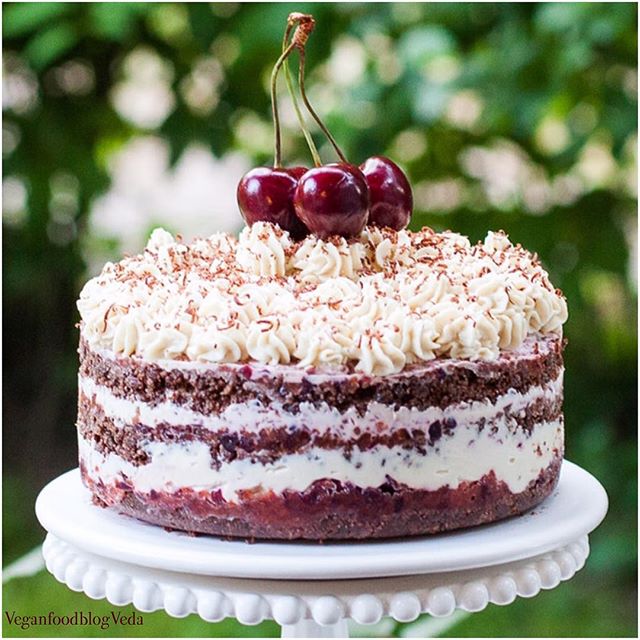 Raw Black Forest Cake Recipe | The Feedfeed