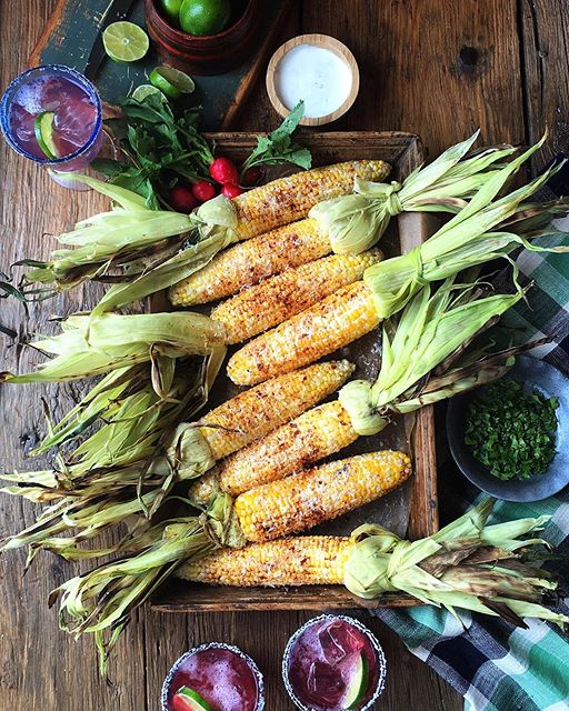 Spicy Chipotle Elote With Lime Crema by nocrumbsleft Quick & Easy