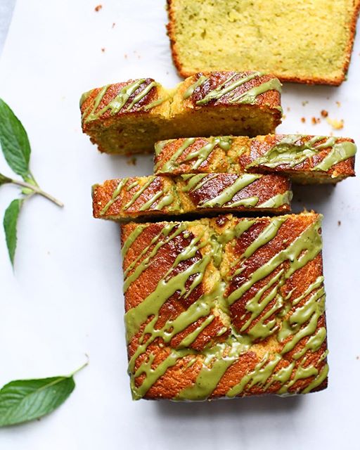 Lemon Poppy Seed And Matcha Swirl Bread recipe