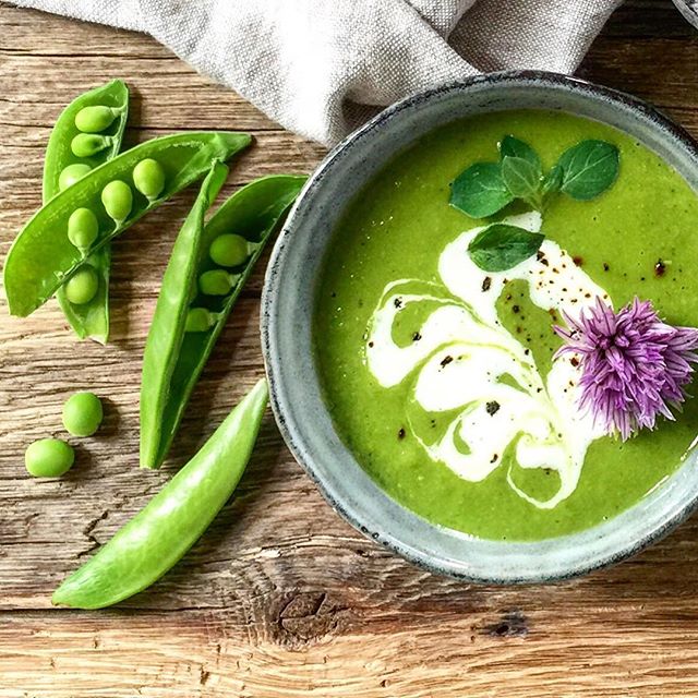 Pea Soup With Cashew Cream Recipe | The Feedfeed