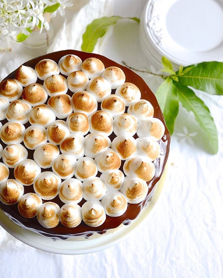 S'mores Cake With Mascarpone Caramel Frosting Recipe The Feedfeed