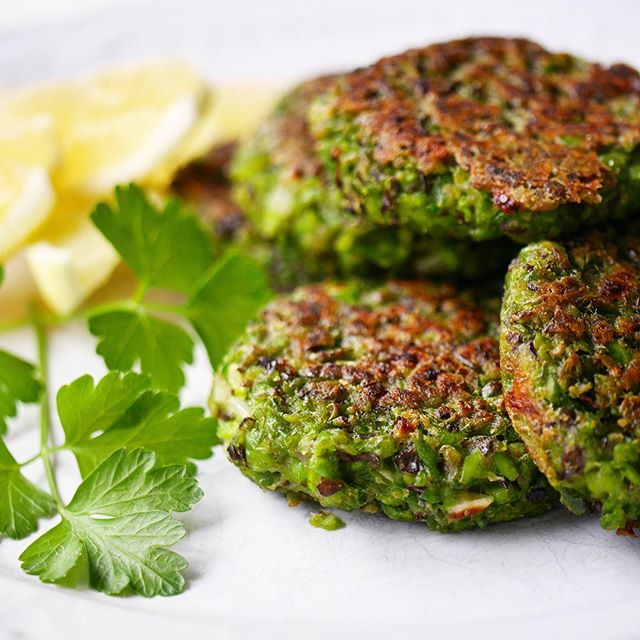 Clean Green Pea Patties Recipe The Feedfeed