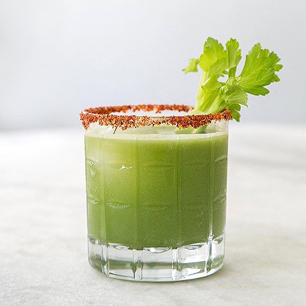 Spicy Green Juice Cocktail recipe by Sugar & Charm® / Eden Passante The Feedfeed