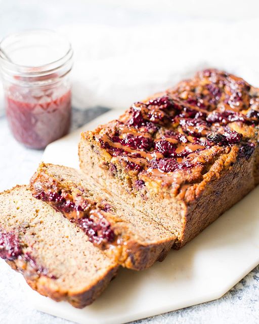 Peanut Butter Jelly Banana Bread Recipe | The Feedfeed