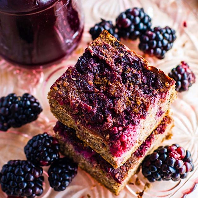 Blender Blackberry Quinoa Cakes by cottercrunch Quick & Easy Recipe