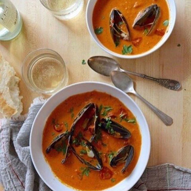 Mussel Stew With Smoky Tomato Sauce And Cured Chorizo by splendidtable