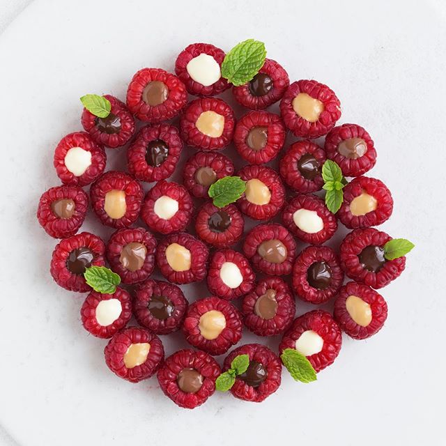 Chocolate Filled Raspberries by majachocolat Quick & Easy Recipe