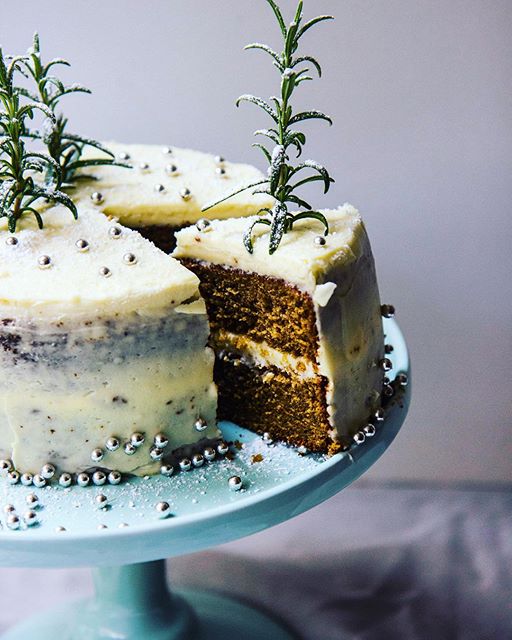 Gingerbread Molasses Cake With Cream Cheese Frosting Recipe The Feedfeed
