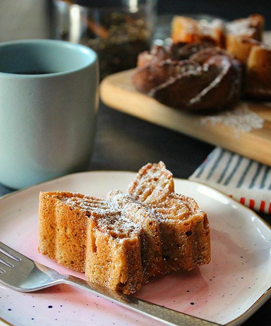 Brown Butter Peach Tea Cake with Honey Mascarpone - Constellation  Inspiration