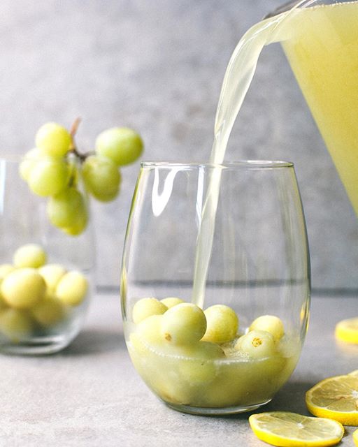 Frozen Grape Sparkling Sangria Recipe The Feedfeed