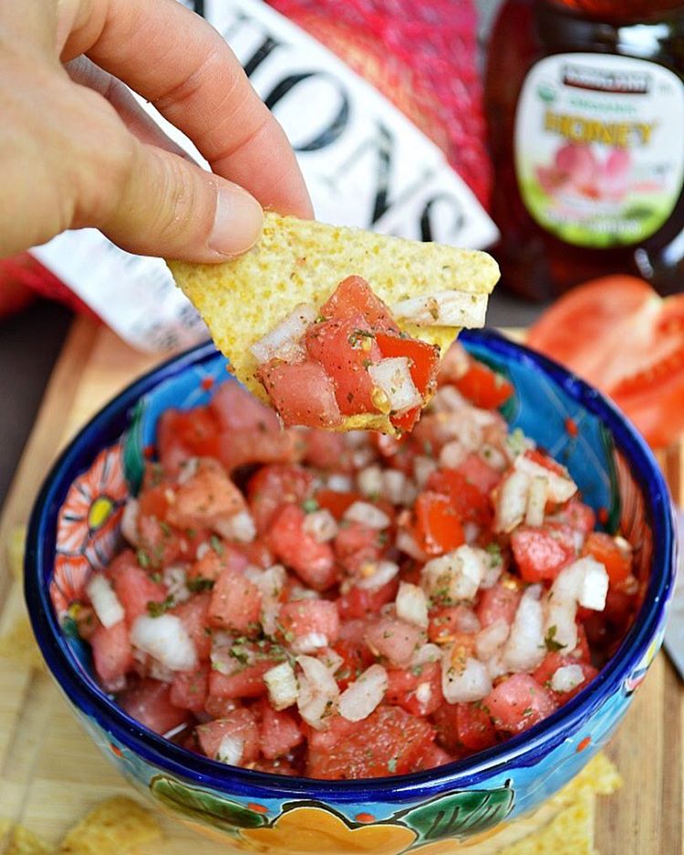 Watermelon Pico De Gallo Recipe By Breezy Bakes The Feedfeed