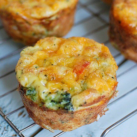 Broccoli Cheddar Cups by acedarspoon | Quick & Easy Recipe | The Feedfeed