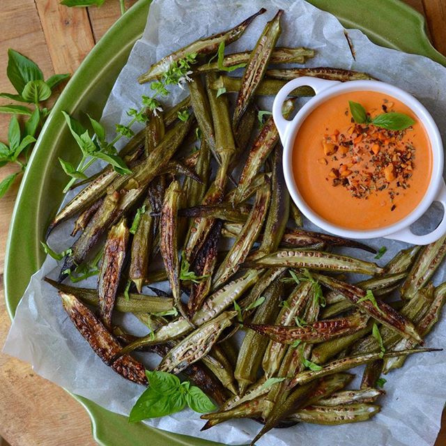 Okra Fries Recipe The Feedfeed