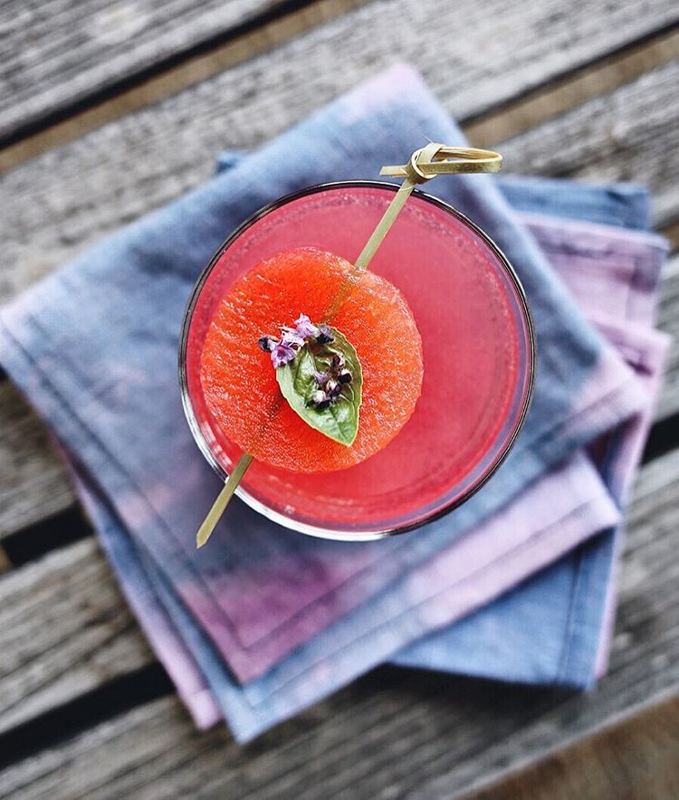 Watermelon Fizz With Basil Infused Simple Syrup Recipe The Feedfeed