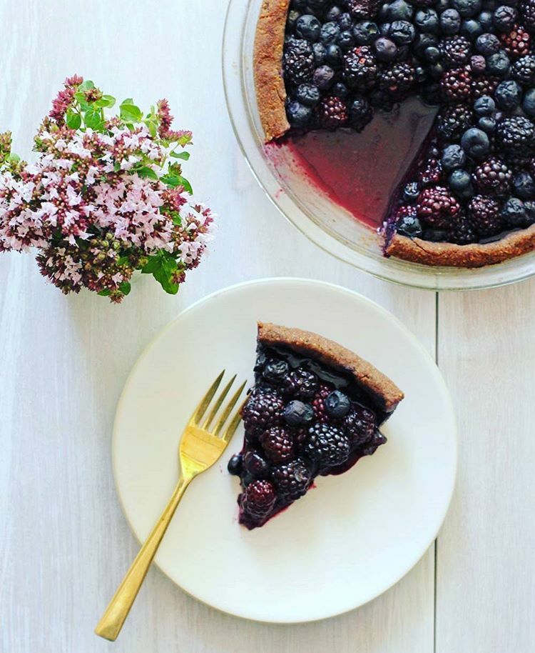 Healthy Blueberry Blackberry Pie By Archerfriendly Quick Easy Recipe The Feedfeed