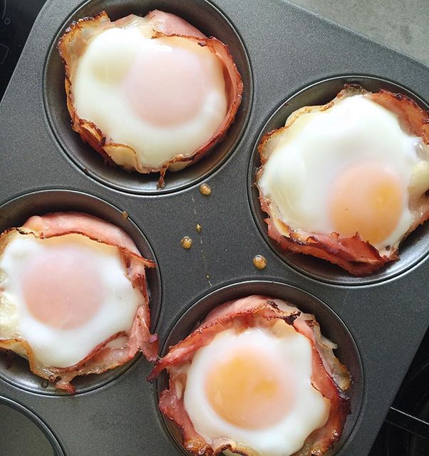 Ham And Egg Cups By Dragons Quick Easy Recipe The Feedfeed