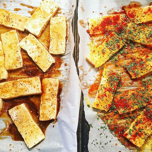 Tray Baked Tofu Two Ways Recipe | The Feedfeed