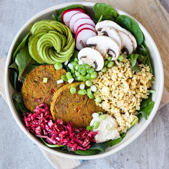 Curried Lentil & Pumpkin Pattie Buddha Bowl by healthyeating_jo | Quick ...