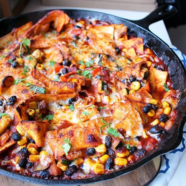 Veggie Enchilada Skillet by amycookreport Quick & Easy Recipe The